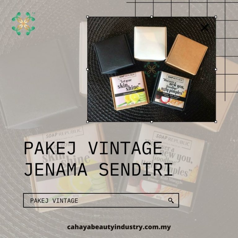 PAKEJ VINTAGE – SABUN JENAMA SENDIRI